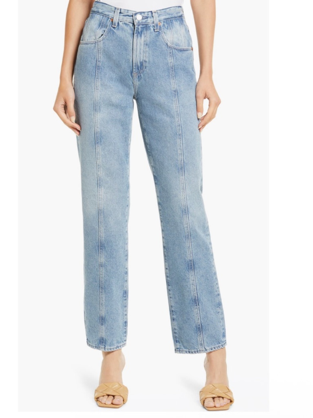 AG Alexxis Paneled Straight Leg
Jeans